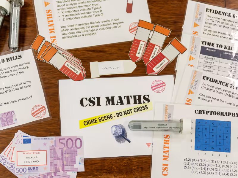 Maths Detective Workshop with the Rediscovery Centre 