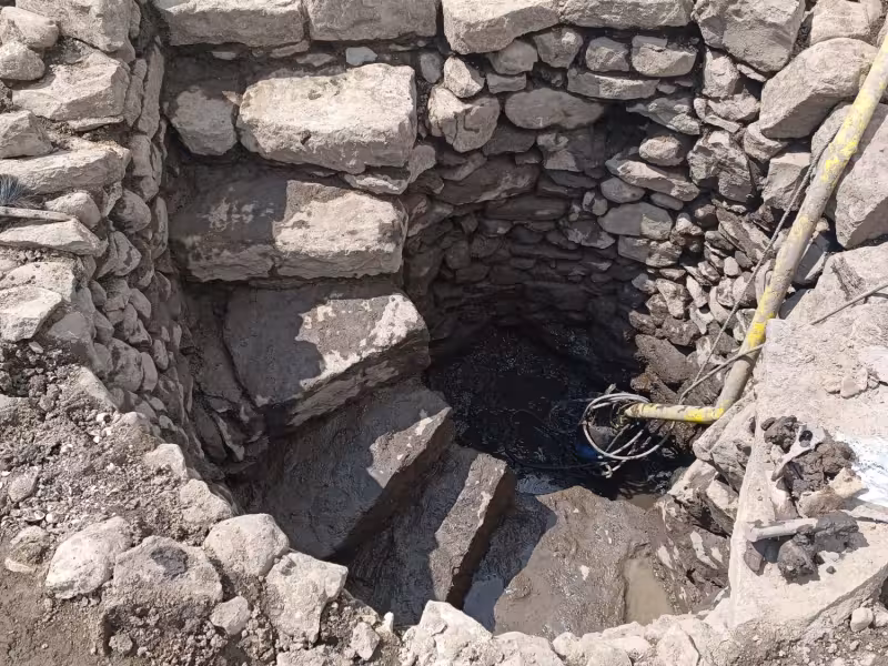 One of the medieval wells found on the site of the new Swords Cultural Centre