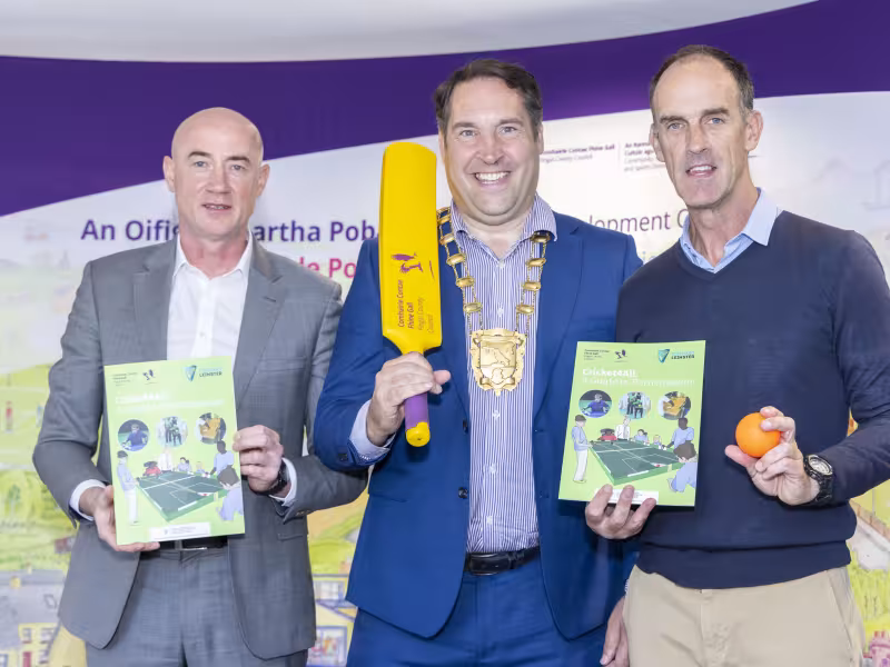 C4A Launch Mayor Robert Burns and Brían O'Rourke