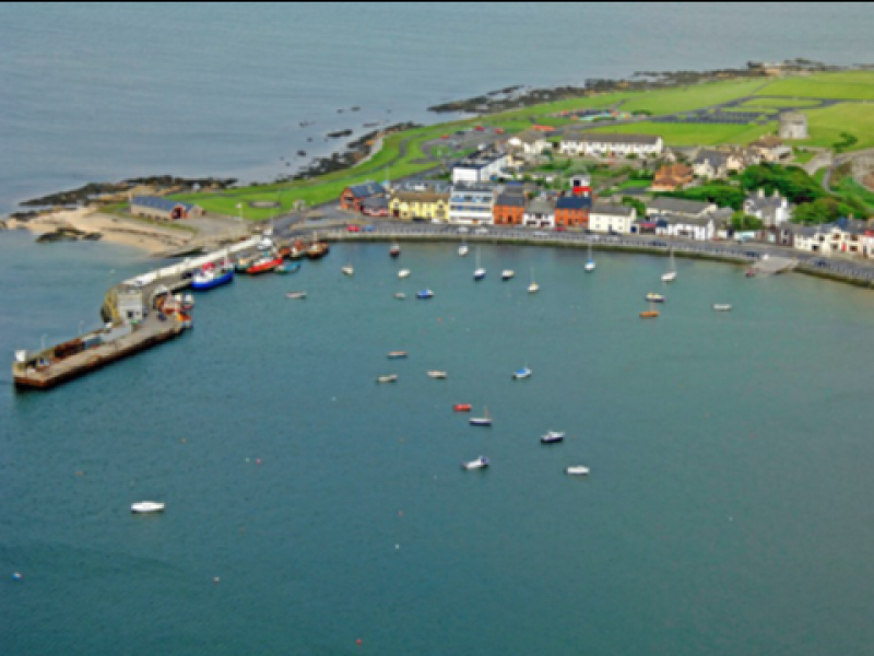 Aerial view of Skerries Harbour