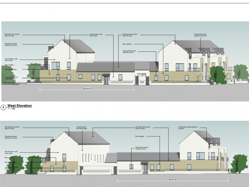 22-003-Rathmore Road-205-East & West Elevations