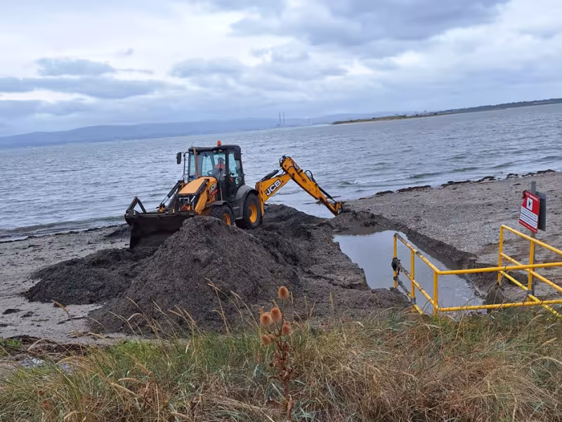 Stormwater Outfall maintenance at Sutton Strand
