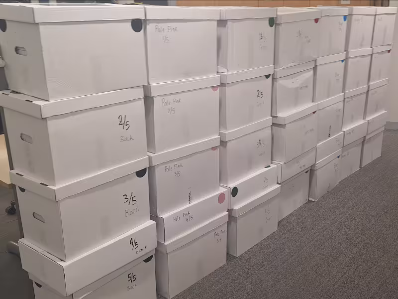 Boxes contained items of Further Information submitted by daa