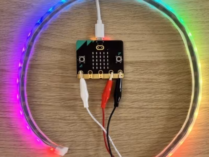 Program LED Light Strips Workshop with Coding Ireland