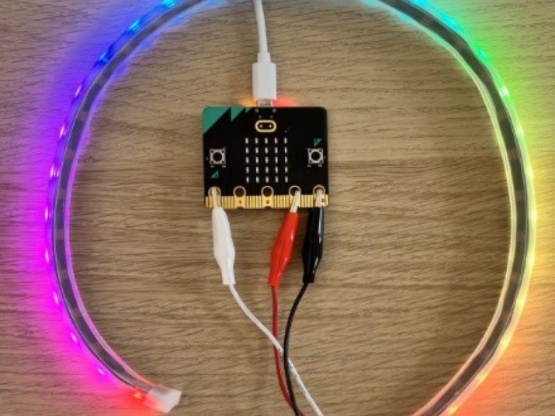 Program LED Light Strips Workshop with Coding Ireland