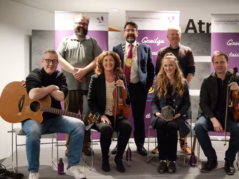 Seachtain na Gaeilge 2025 Musicians and Councillors