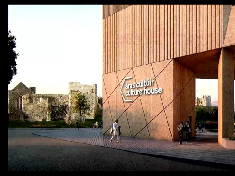 CGI of the new Culture House Fingal