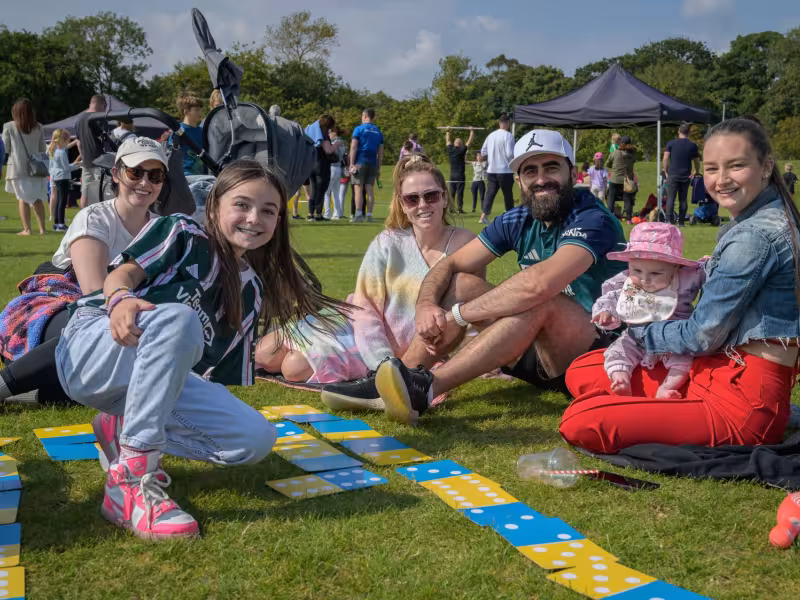 family at fingal sports fest