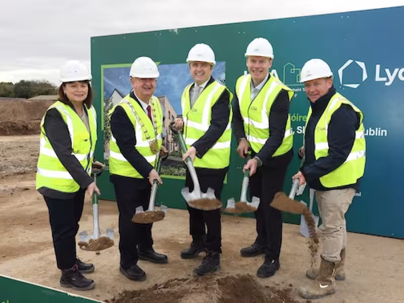 Priory Fields sod turning