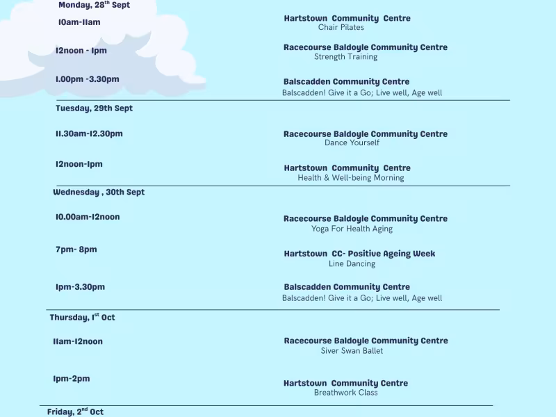 Positive ageing Week