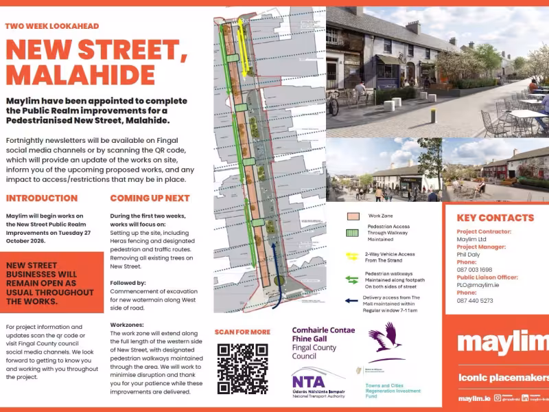 New Street Malahide leaflet 30th October - 6th November
