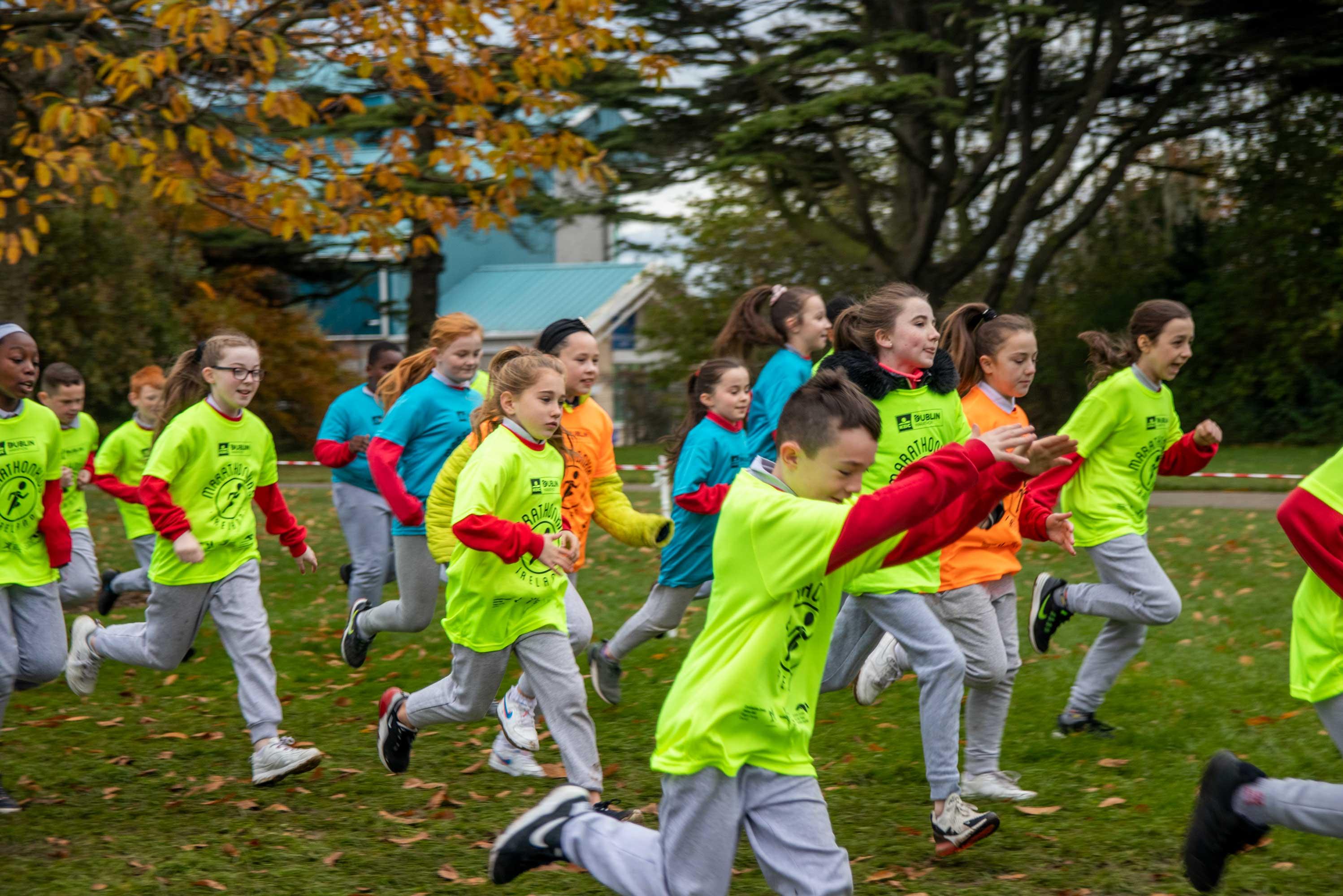 Marathon Kids running final mile