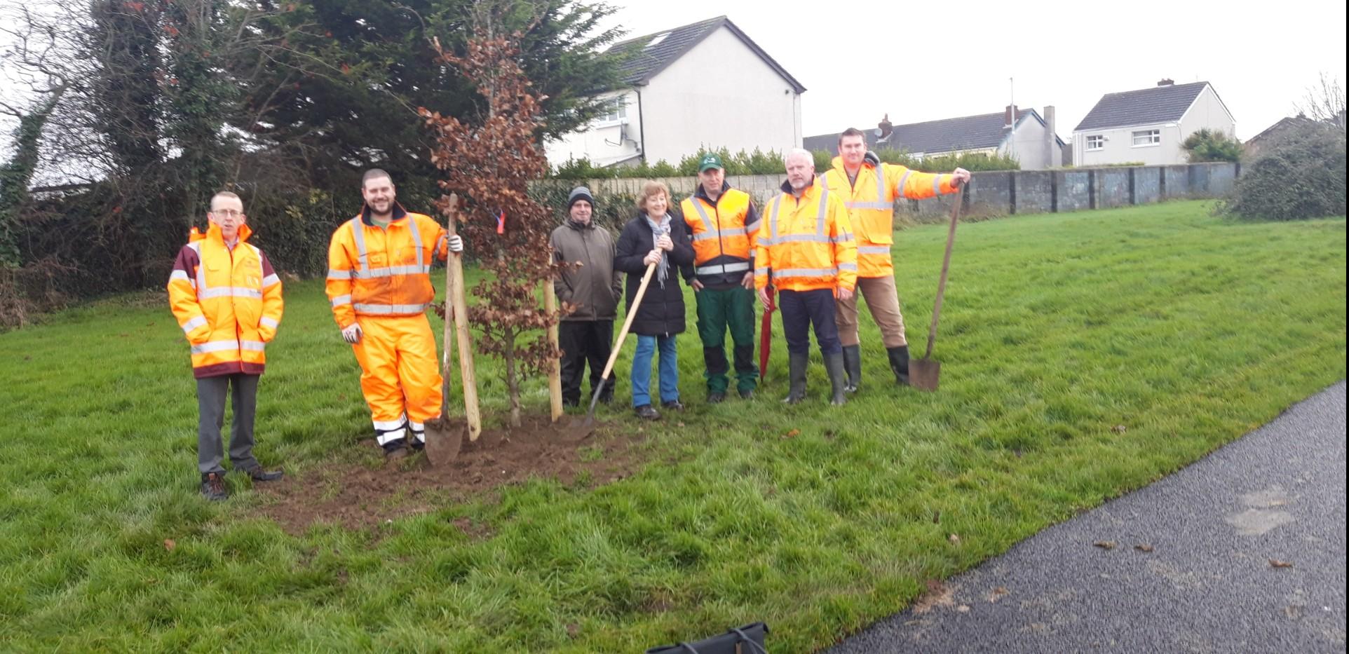 Fingal County Council participates in tree planting initiative in Corduff Park