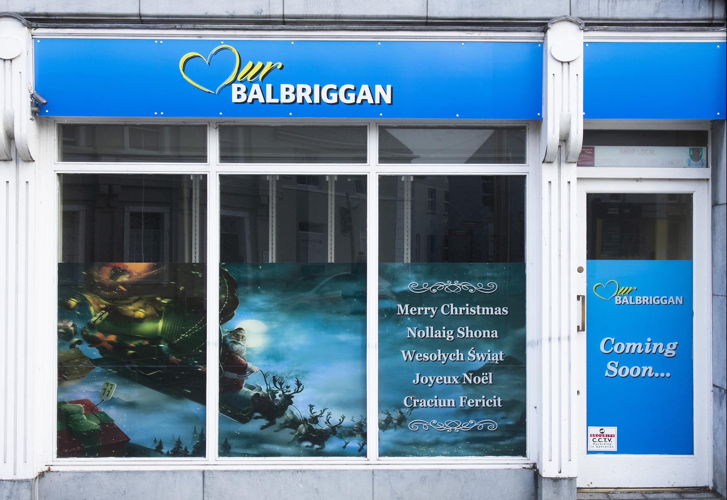 Our Balbriggan shop front 