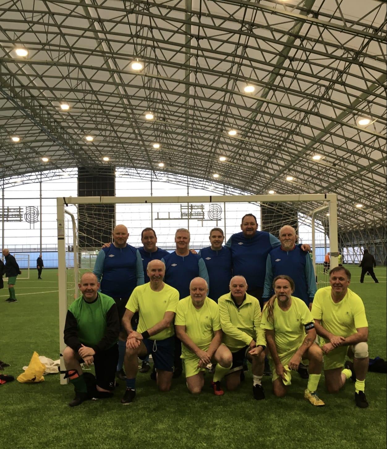 Participants at the Walking Football Festival 