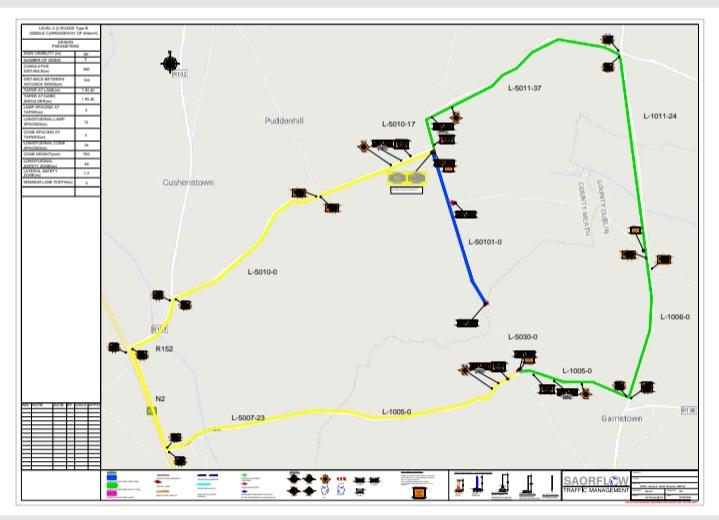 Ash Park Meath Road Closure Map