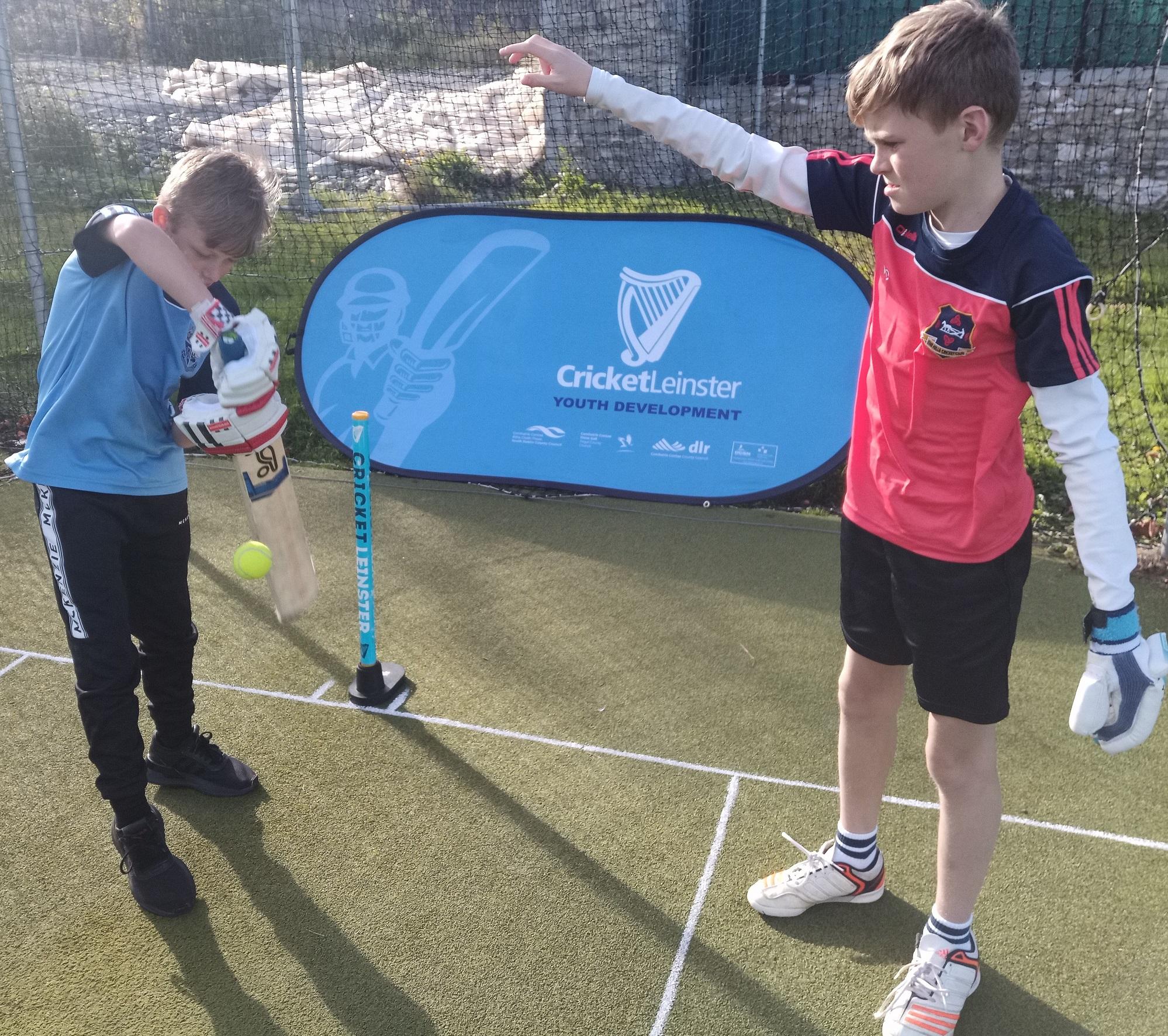 Two children at Cricket School of Excellence