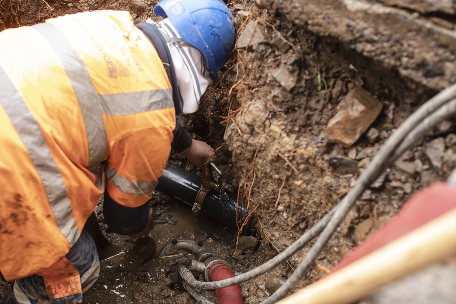 Image of technician at work