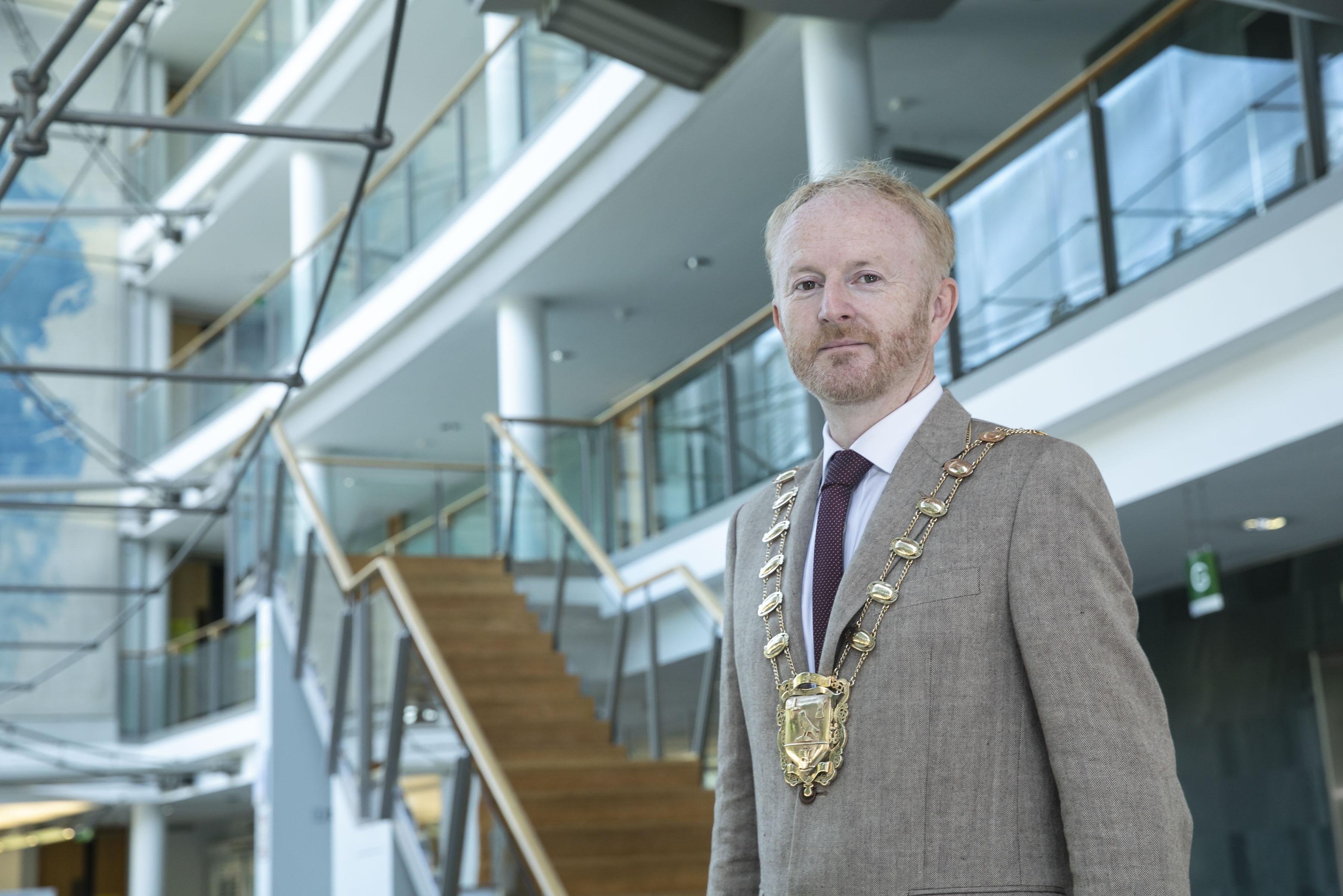 Image of Mayor of Fingal Cllr David Healy