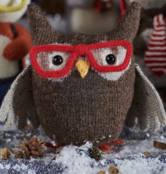 image of crochet Owl
