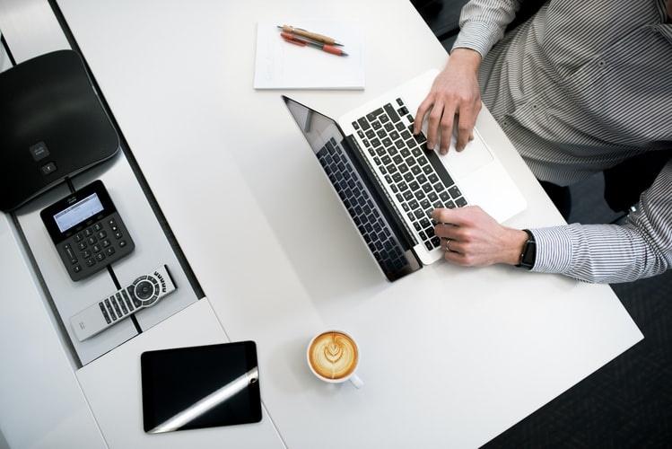 image of business desk