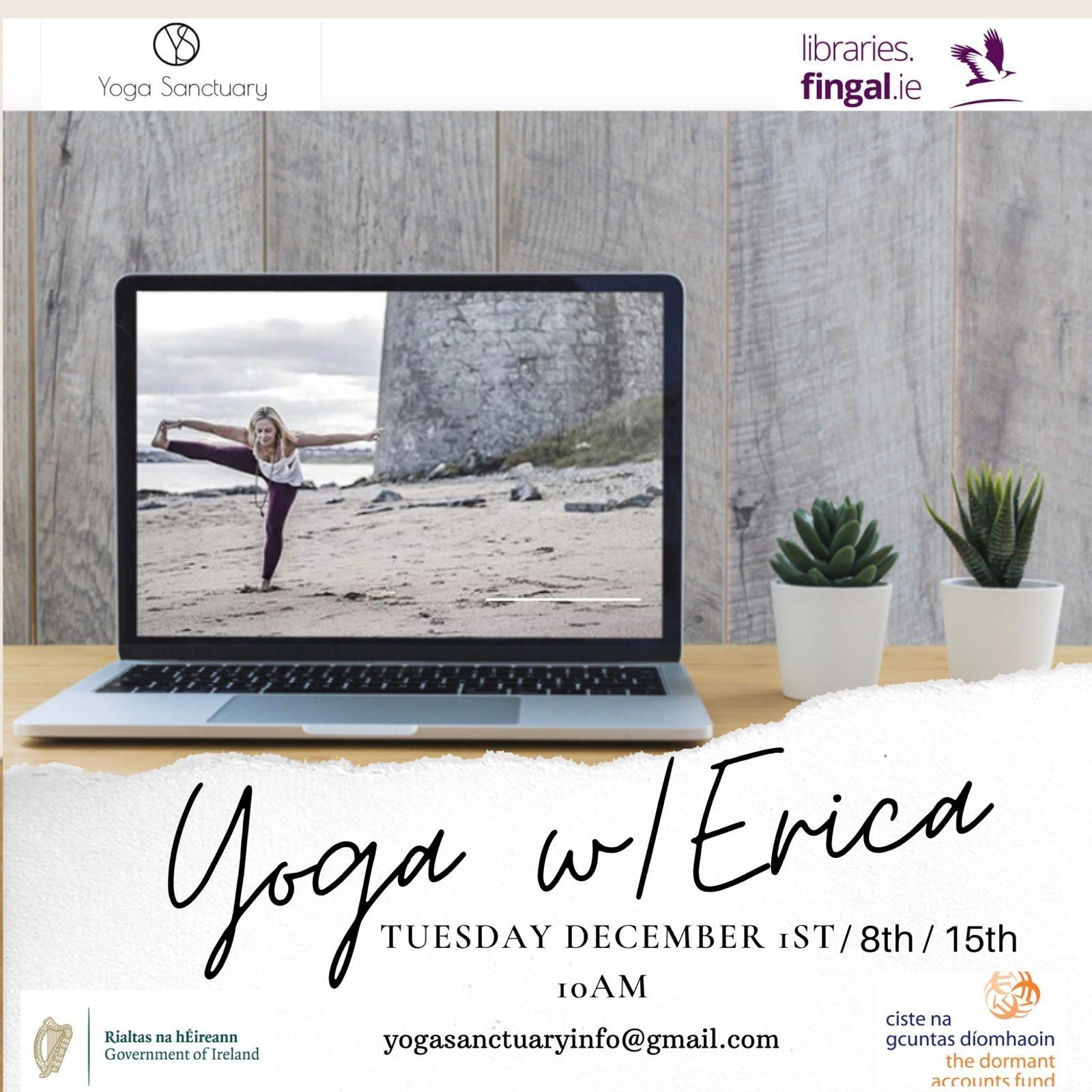image of yoga class poster