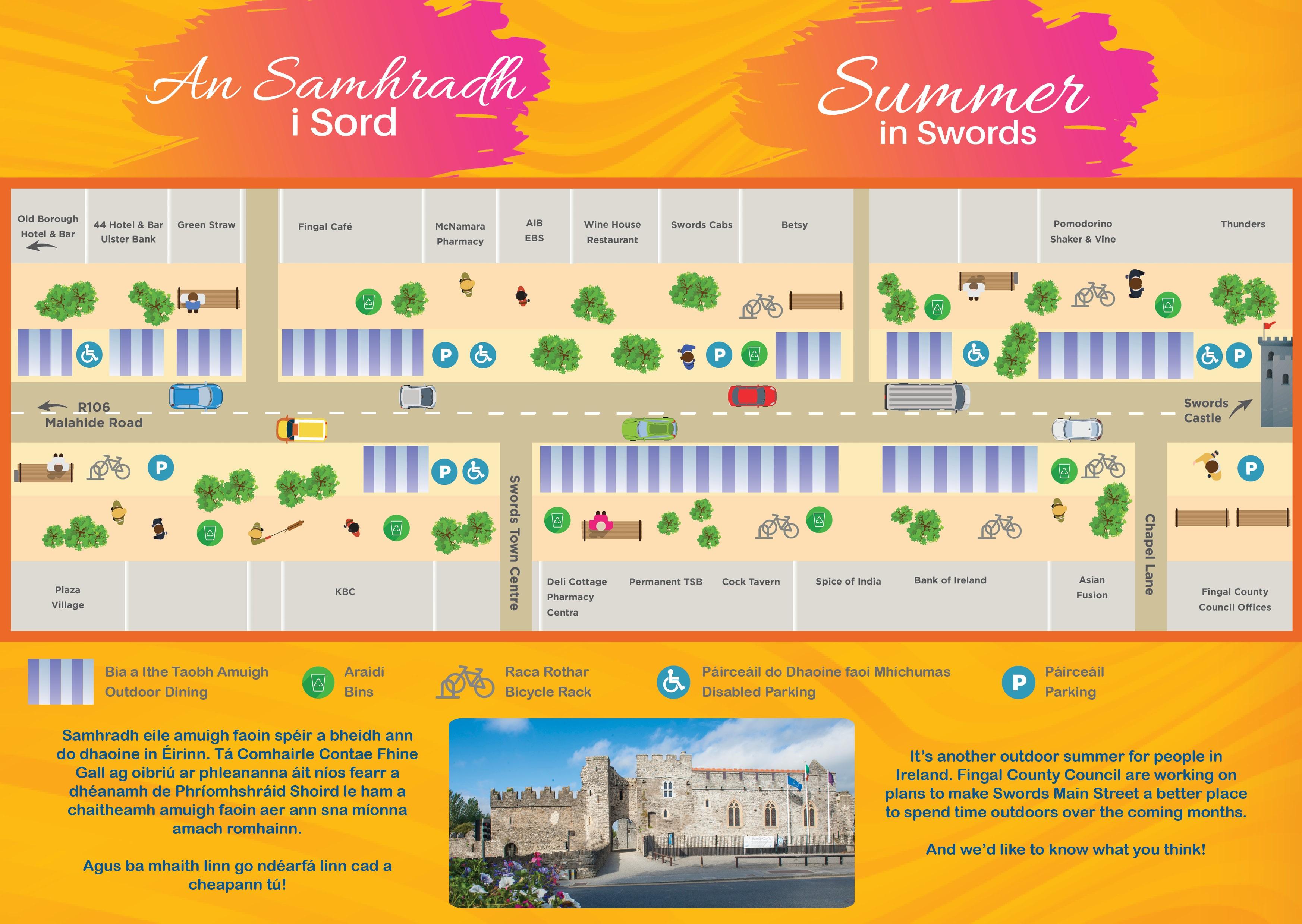 Map of Main Street, Swords