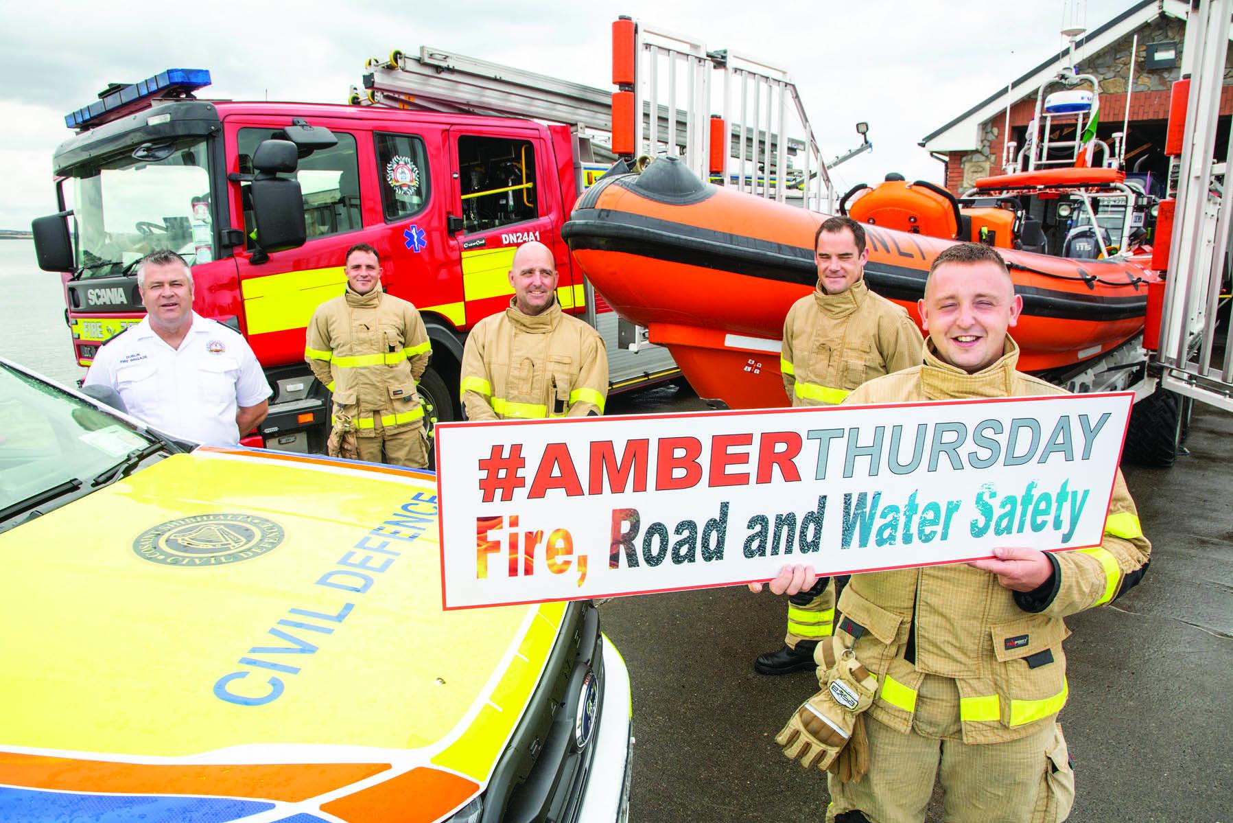Amber Thursday Dublin Fire Brigade