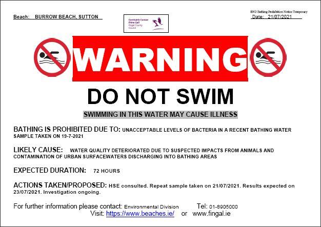 Do Not Swim Sutton 21st July