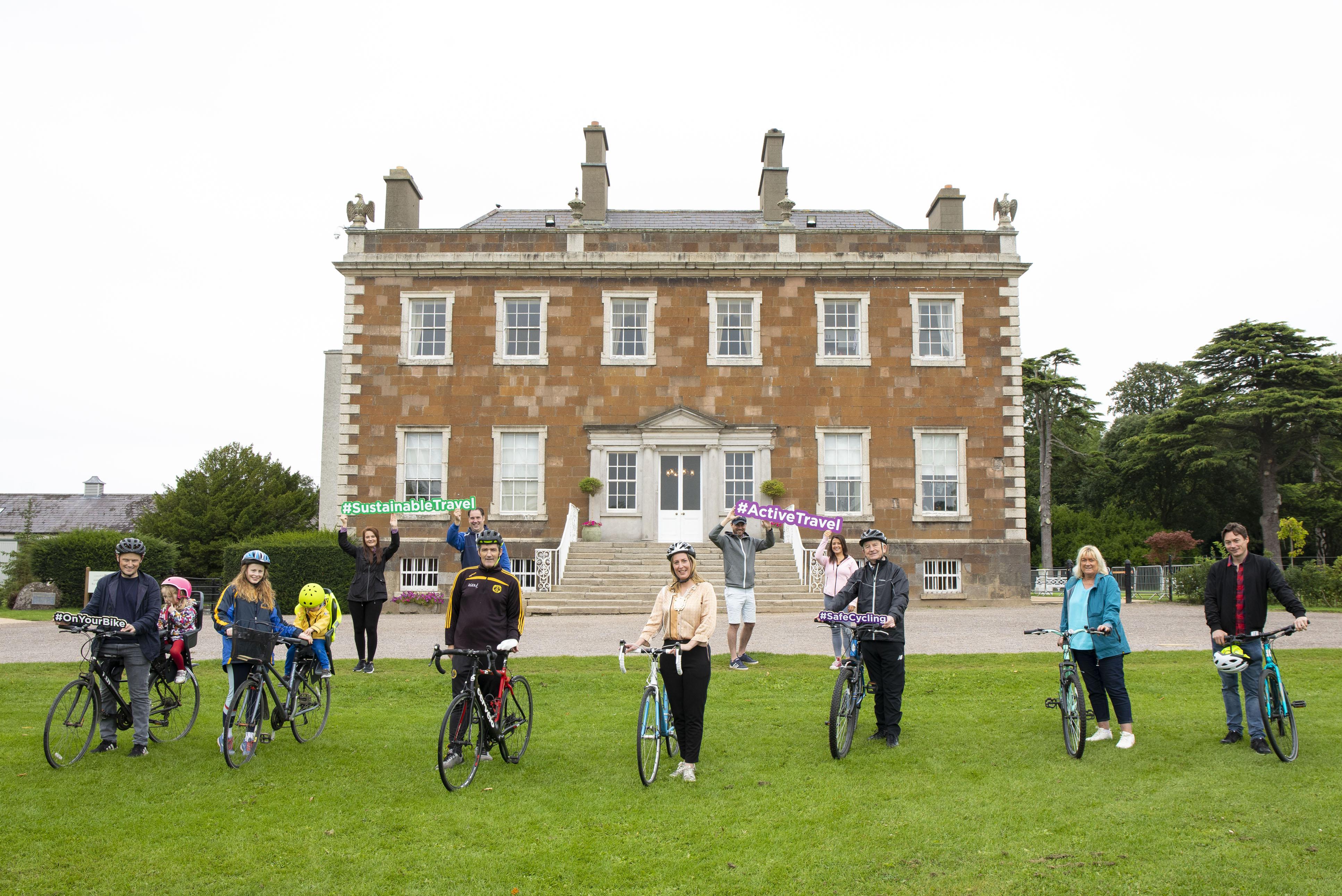 Councillors Cycle at Newbridge House