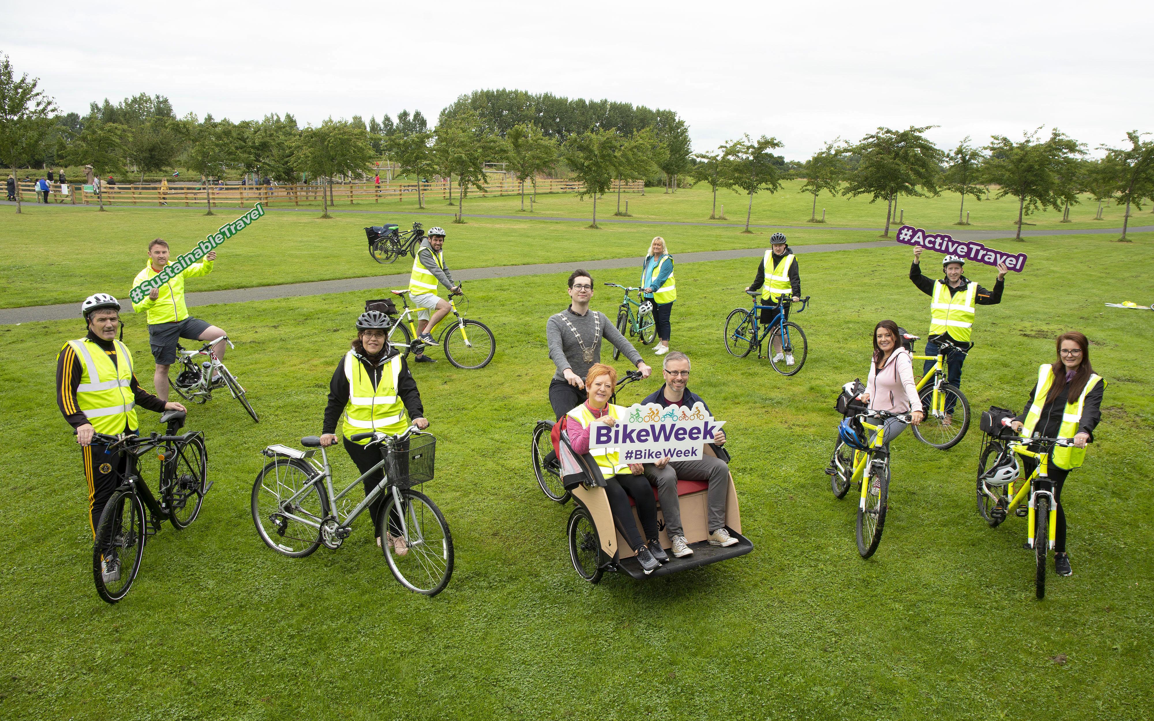 Councillors Cycle at St Catherine's Park