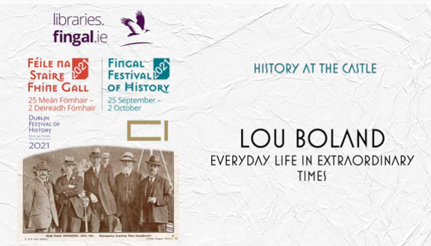 Lou Boland at the Fingal Festival of History