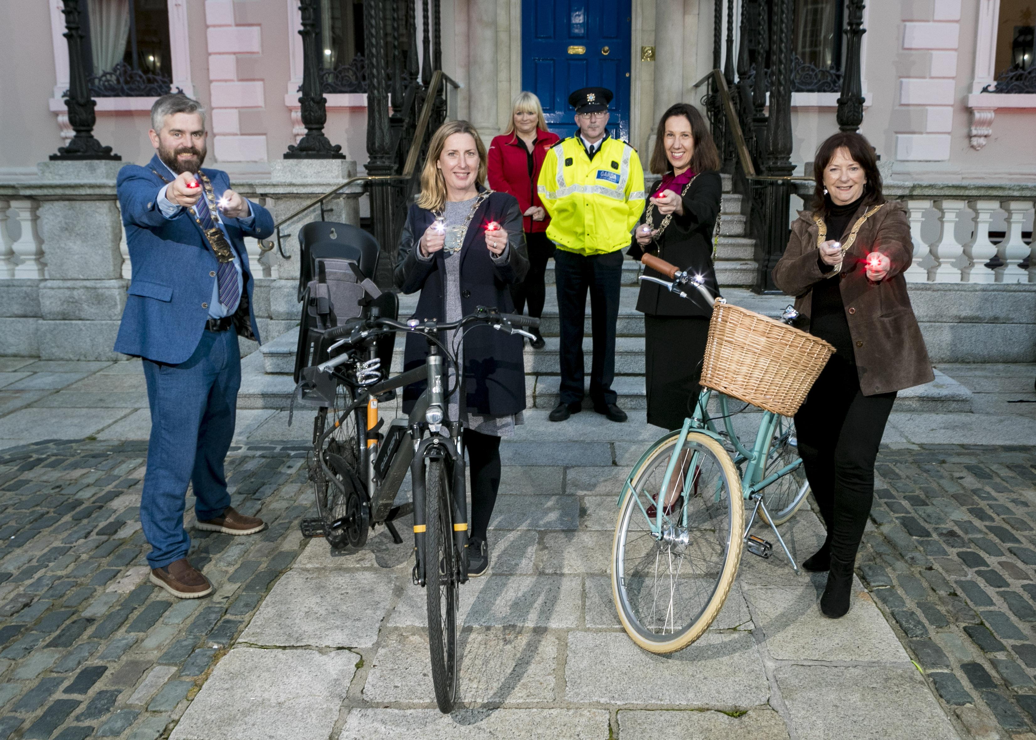 Light up your bike Mayors of Dublin local authorities