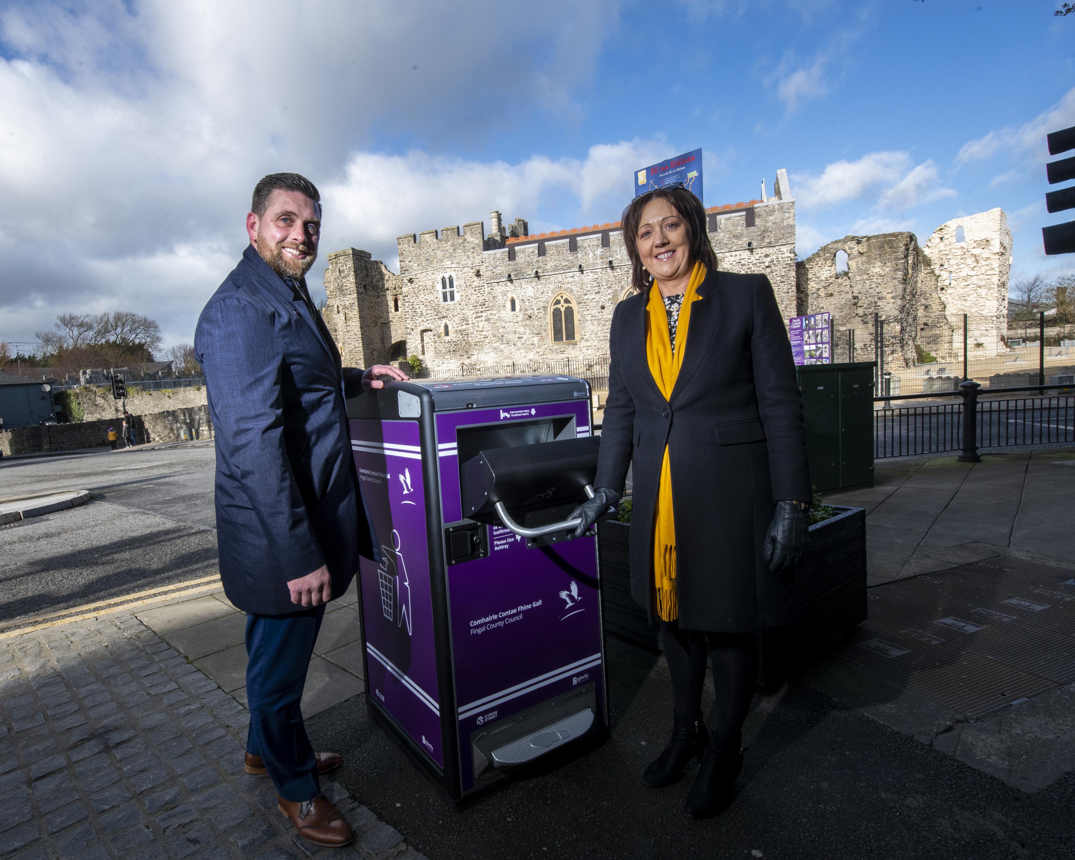 150 new solar powered compactable smart bins to be installed across Fingal