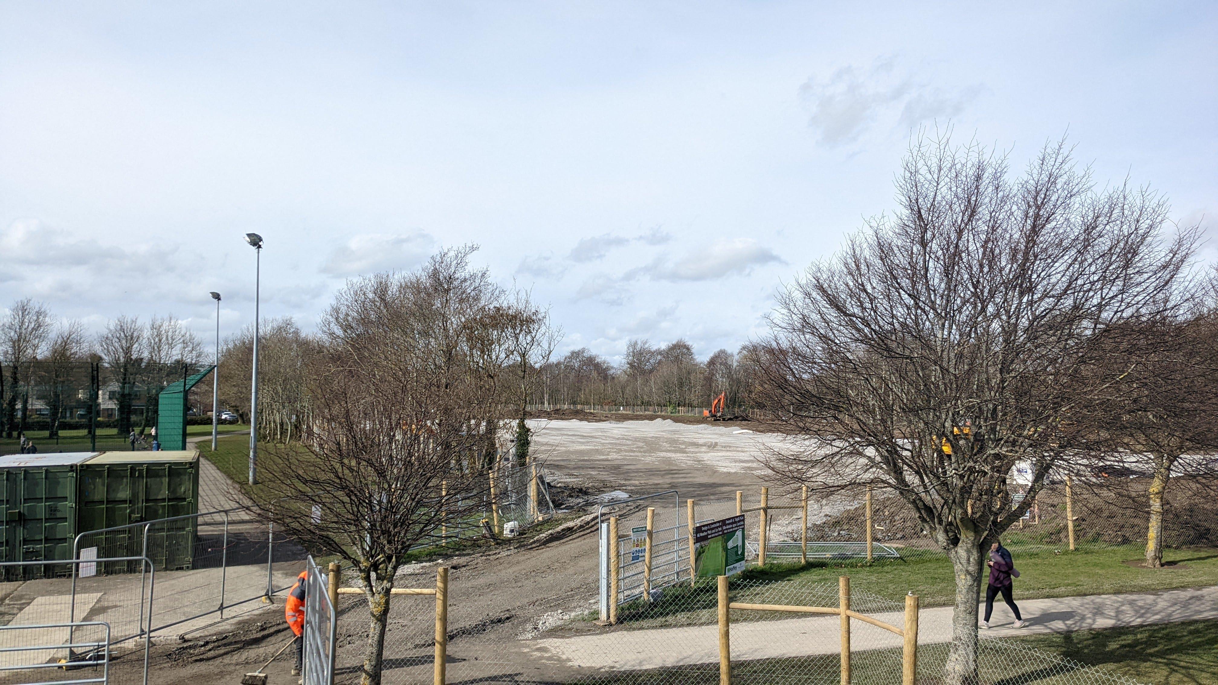 Ward River Valley All Weather Pitch Under construction