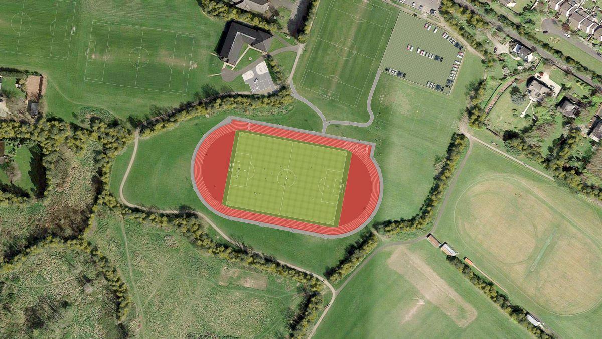 All-weather track and pitch