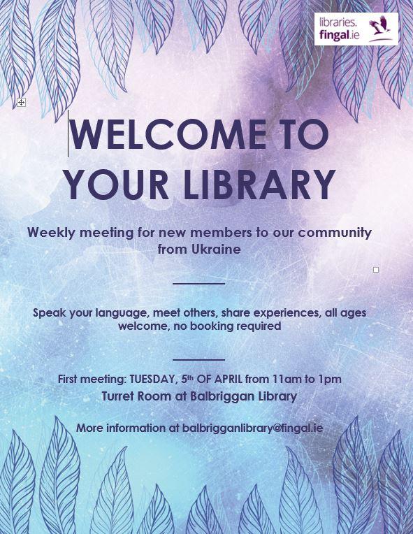 welcome poster libraries ukraine