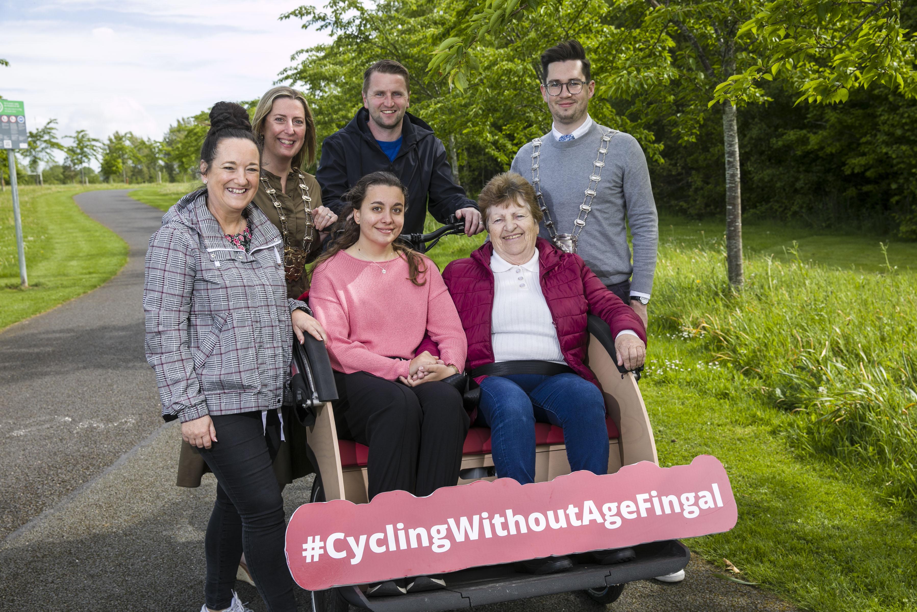 Marymount Care Home residents Cycling Without Age