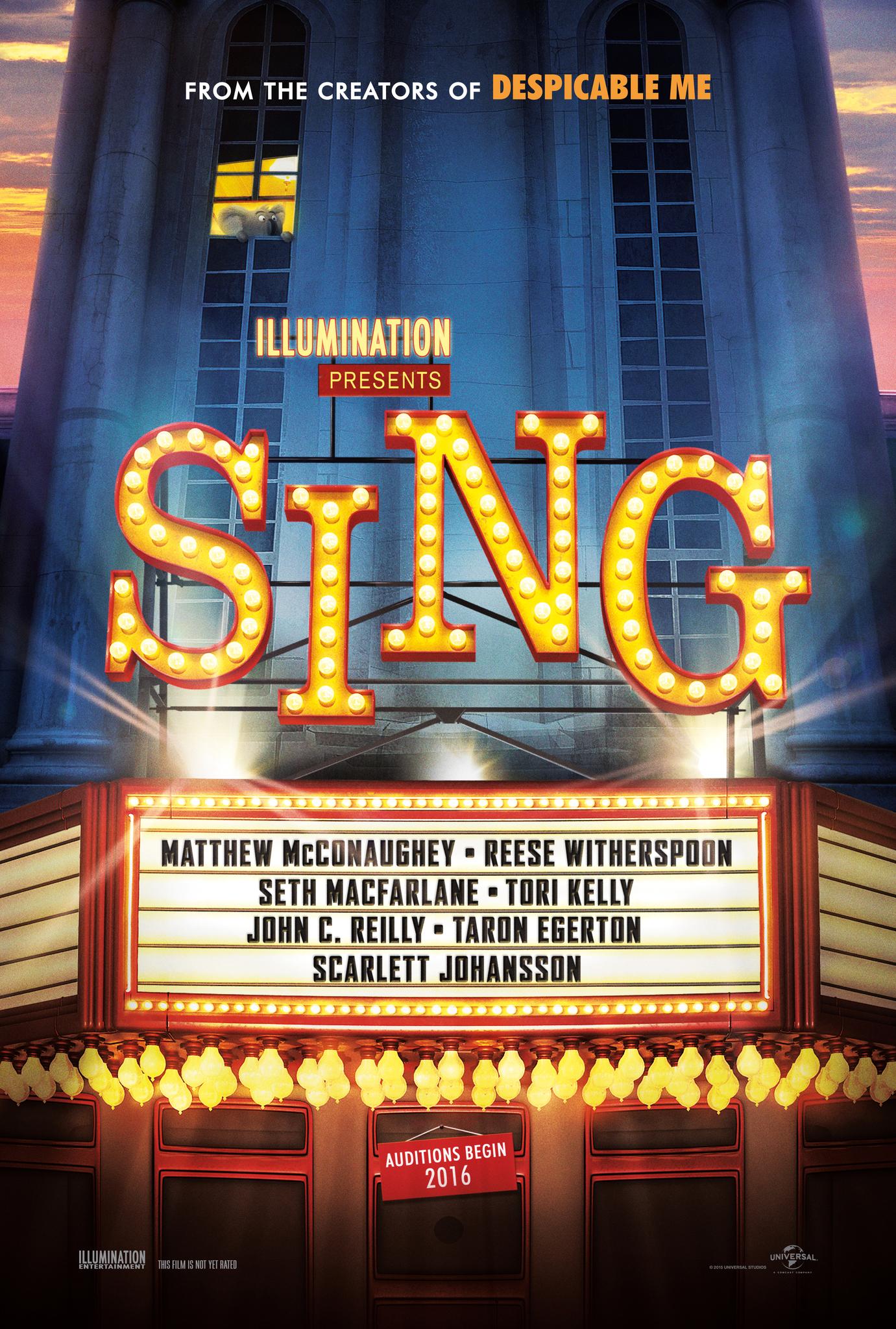 sing movie poster