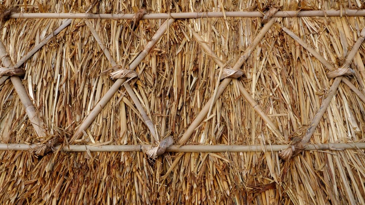 Thatching detail thatch project