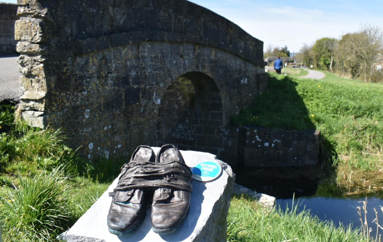 Bronze Shoes along the National Famine Way 