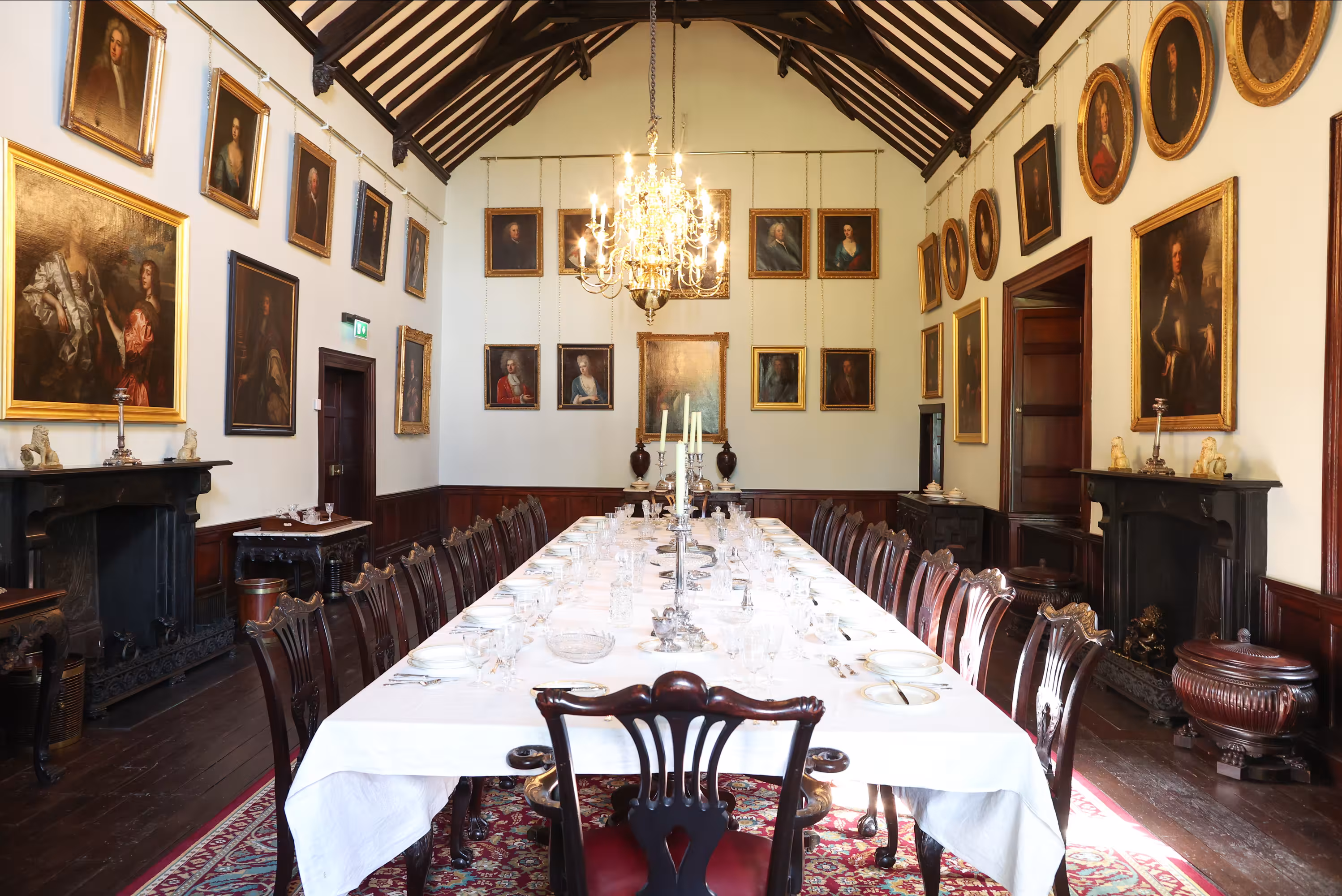 a rare collection of jacobite portraits feature in the Great Hall