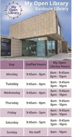 My Open Library Baldoyle Opening Hours