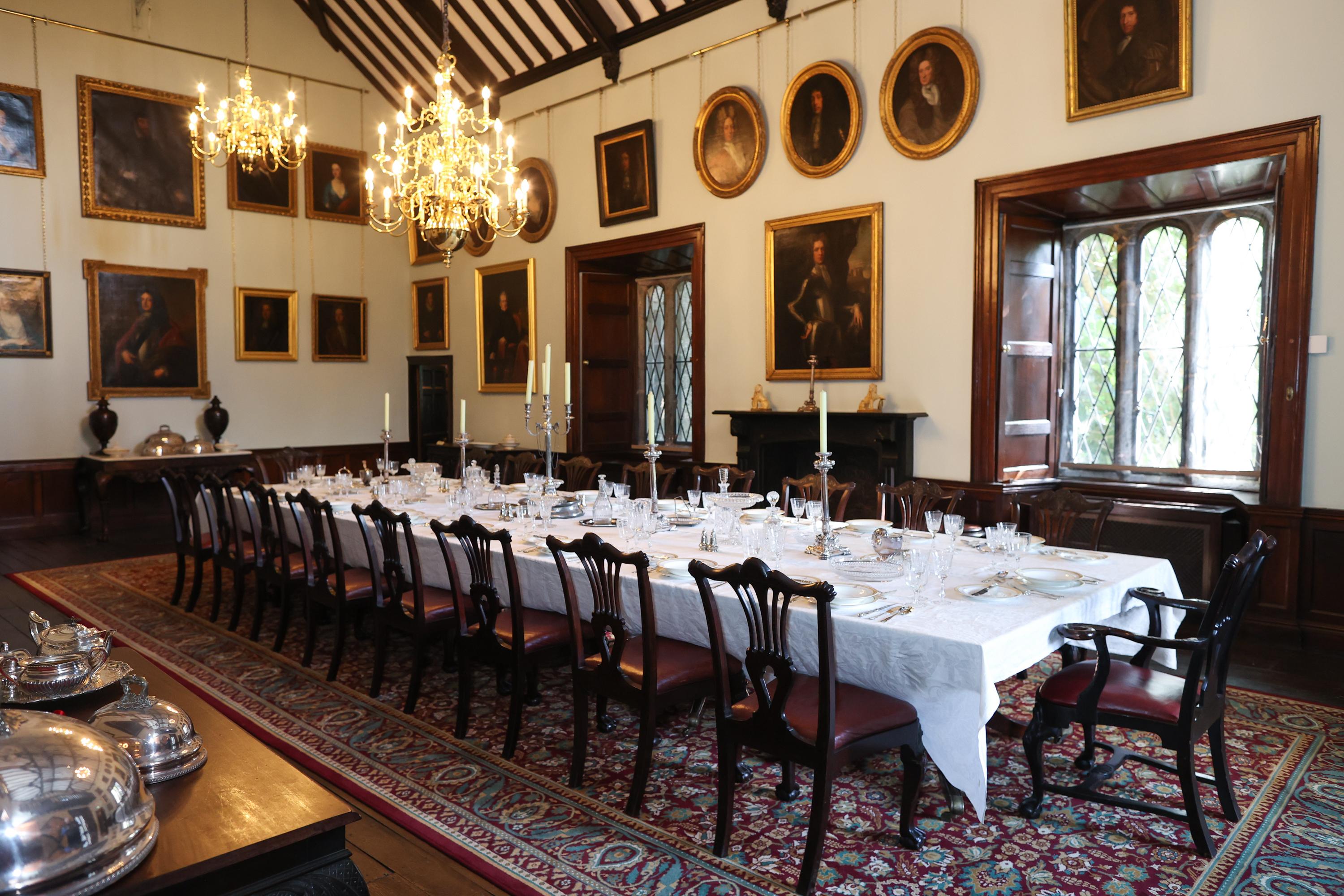 The Great Hall in Malahide dates back to the Middle Ages