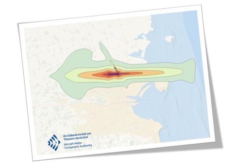 Noise Exposure Contour Map