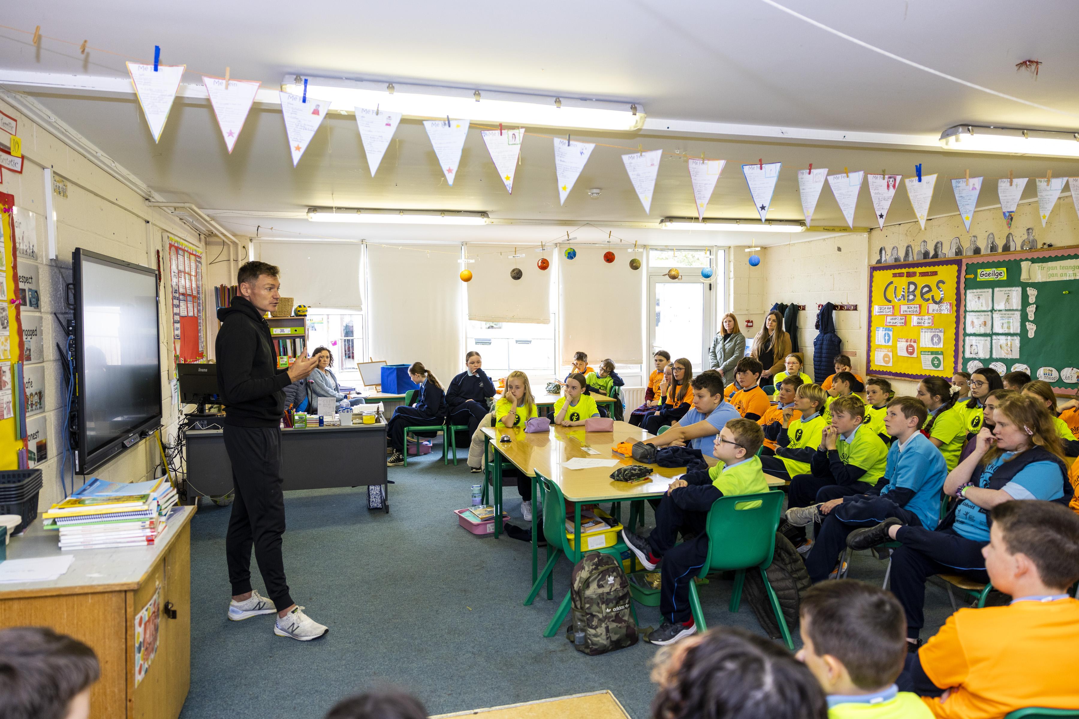 Marathon Kids School visit 2022 classroom