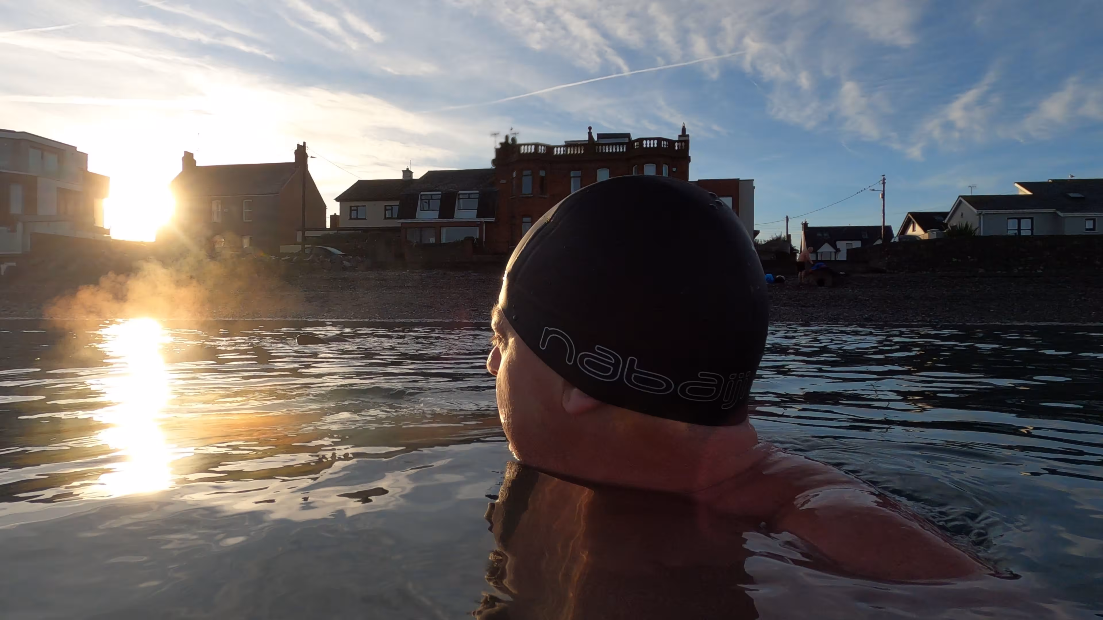 swimmer at skerries