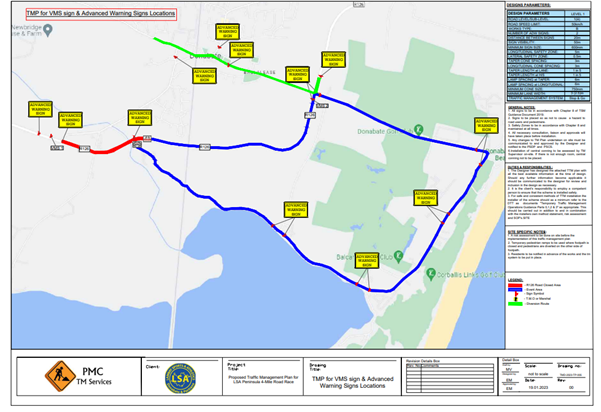 Donabate-LSA Peninsula 4-Mile Race Route Map 