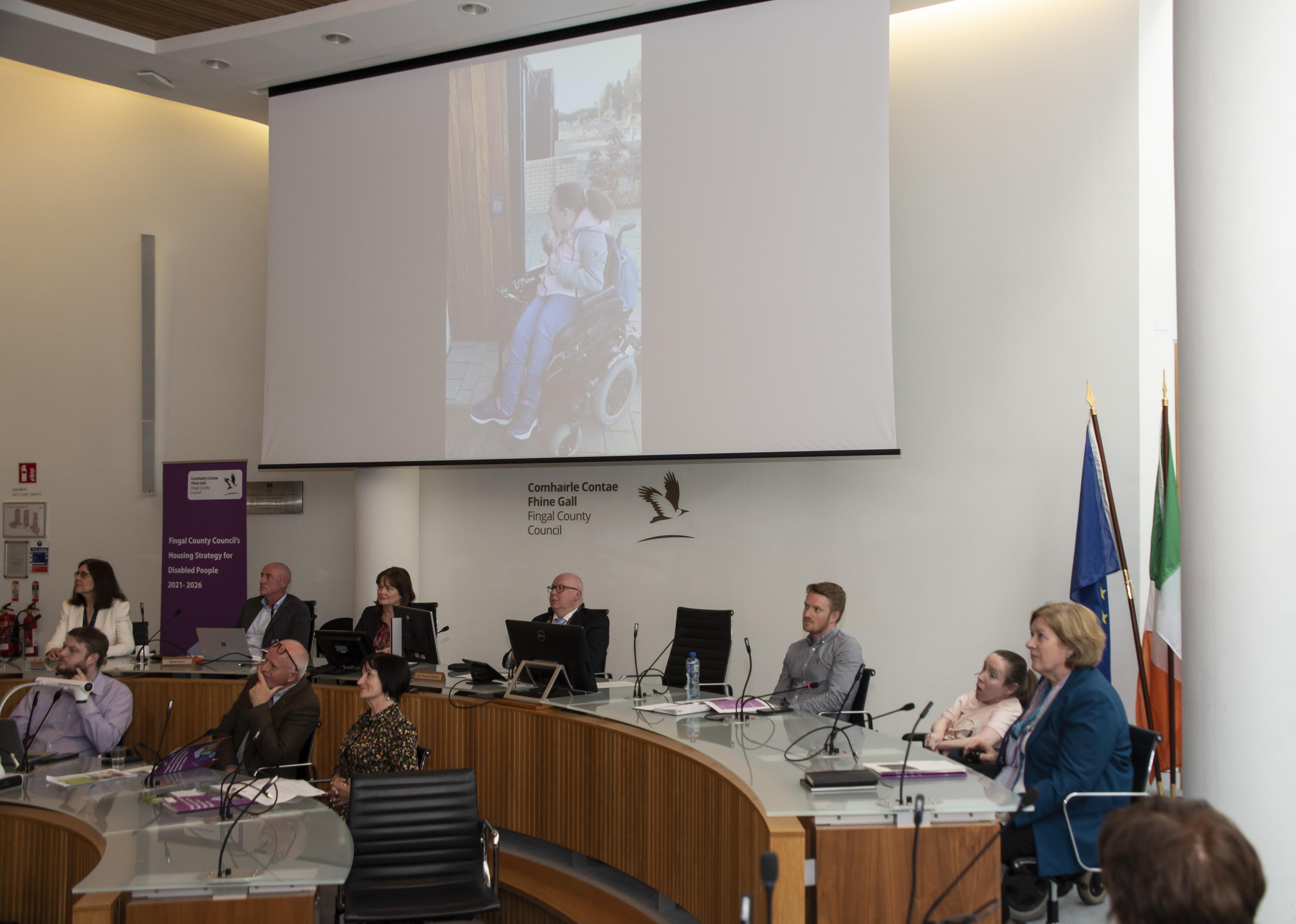 Housing Strategy for Disabled People launch chamber
