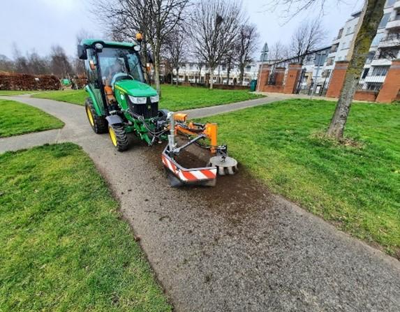 The Council will cut some areas in mid-late August and collect the hay
